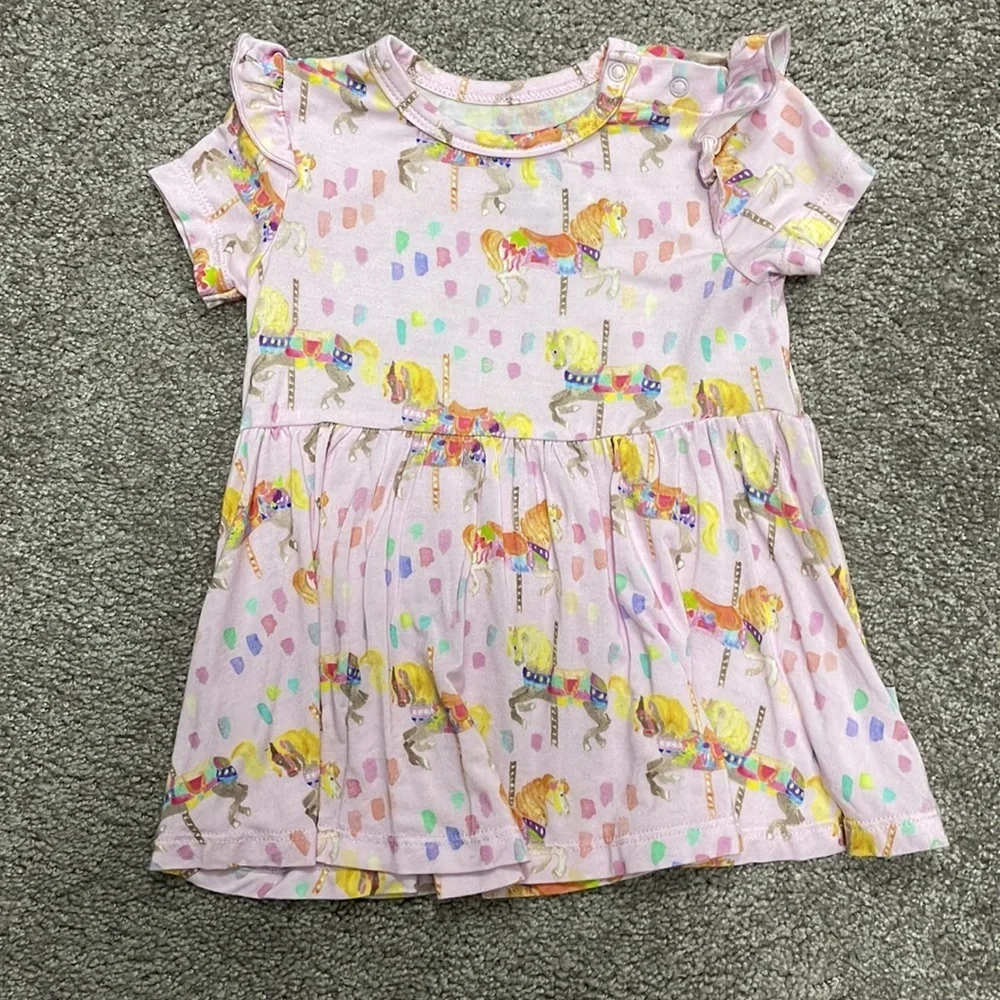 Birdie Bean Carousel Peplum Set - Picture 2 of 12